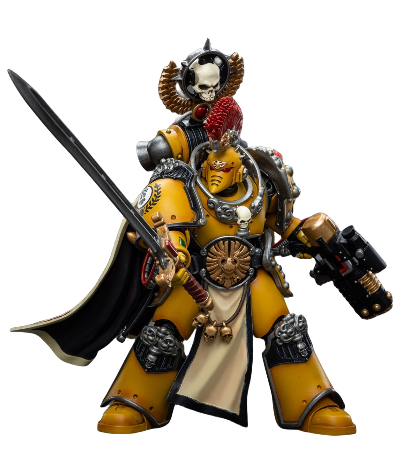 Figurine de collection JoyToy 30K The Horus Heresy : Imperial Fists Legion Praetor avec Power Sword, figurines d'action à l'échelle 1:18 JT9138