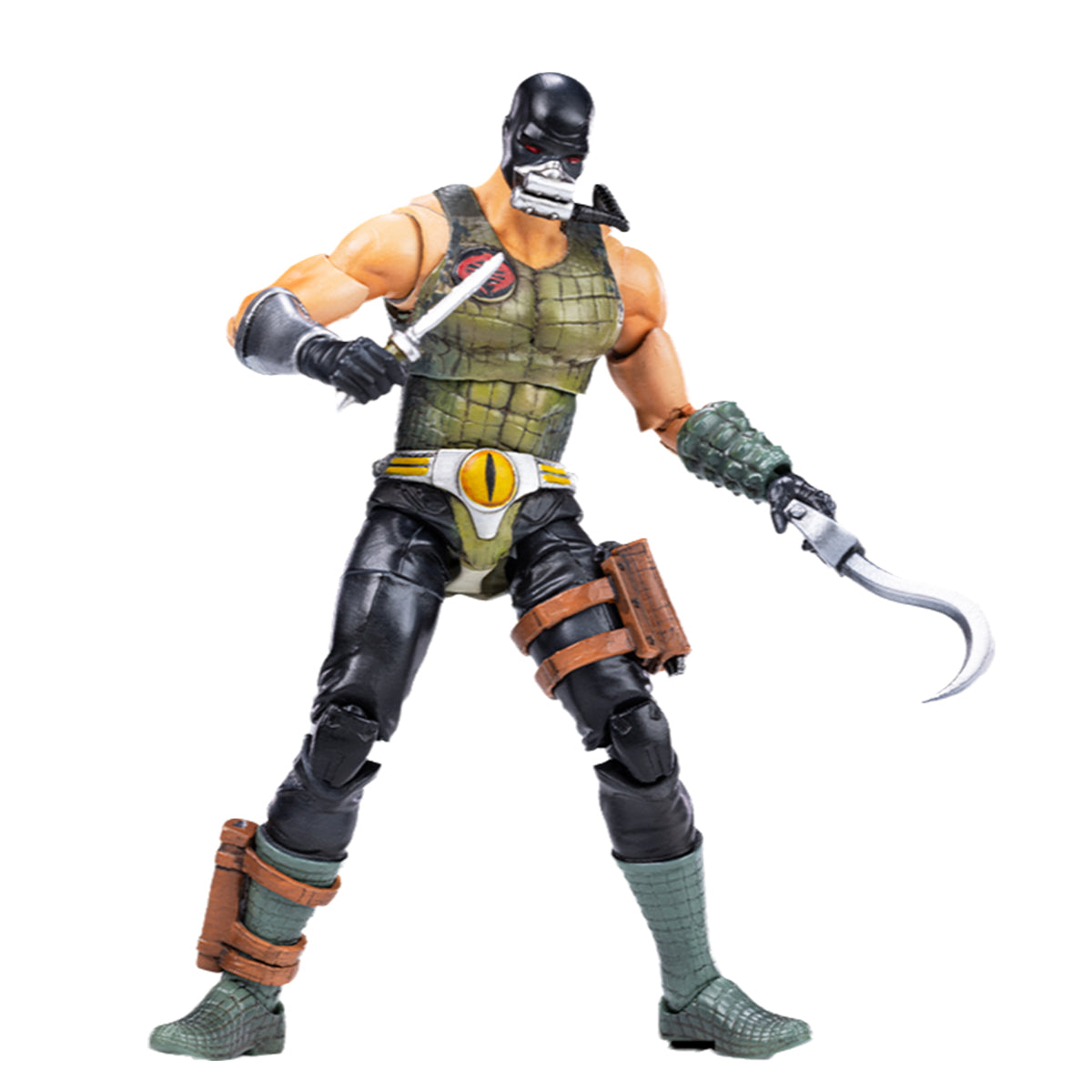 HIYA Collectible Figure Full Set: Crocodile Master & Fiona, Movice Style, Jointed Design, 1:18 Scale Miniature Action Figurine EMG0359