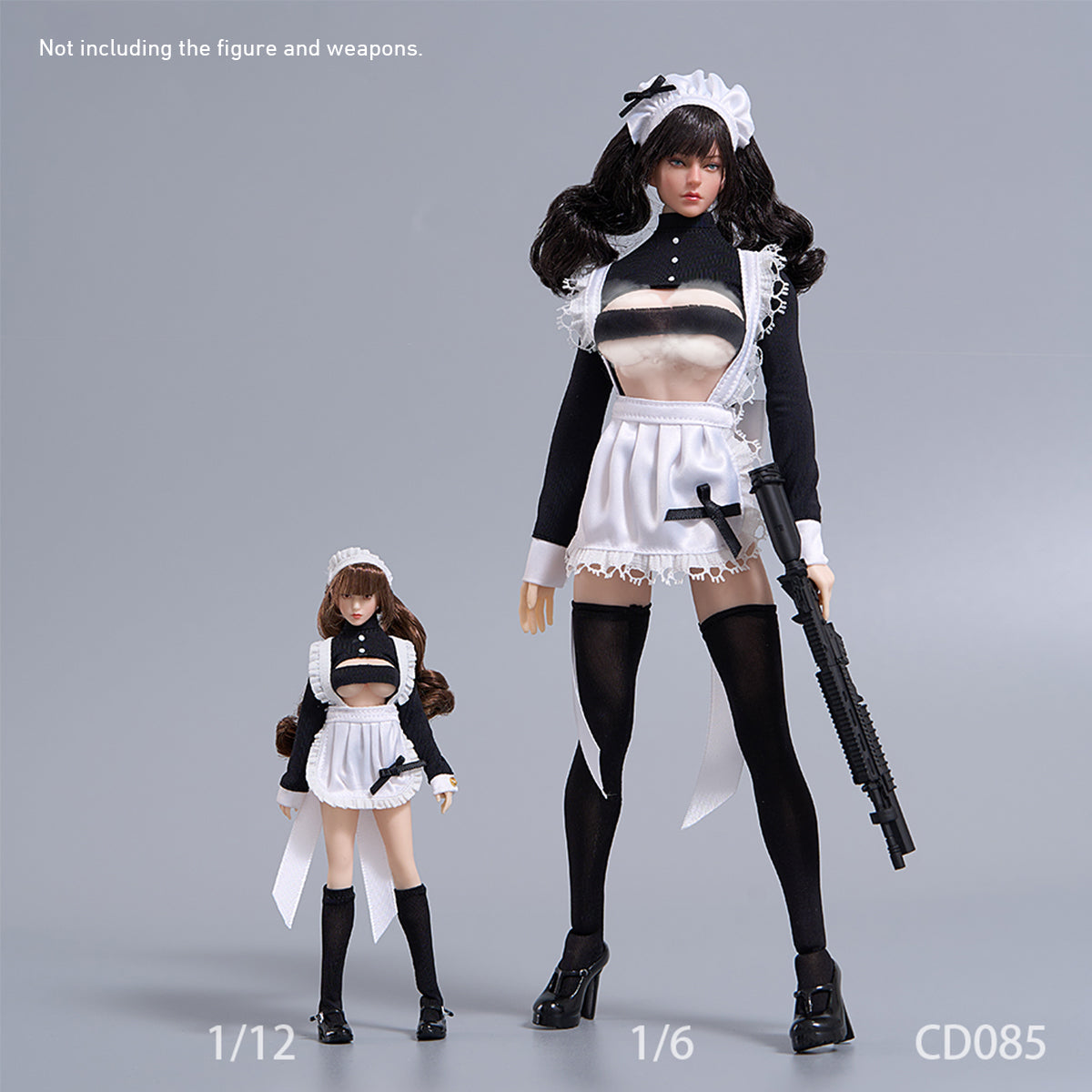 Cdtoys Soldado Femenino Estilo Japonés Gyaru Chica Suave Cosplay Maid (Ver.B) Para Figuras