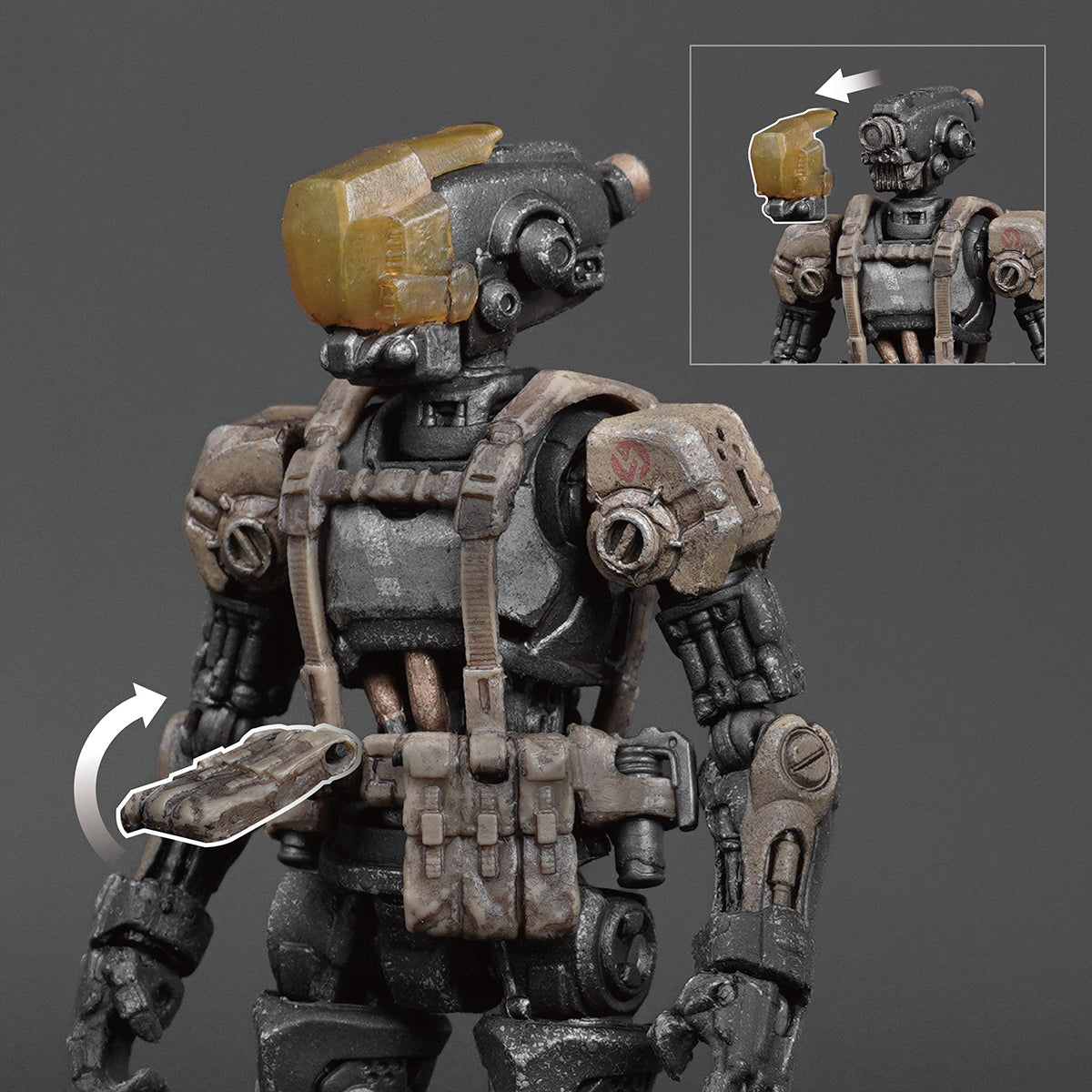 TOYS ALLIANCE Acid Rain World FAV-A140 Cinder Simupuppet P4 1/18 Scale Action Figure
