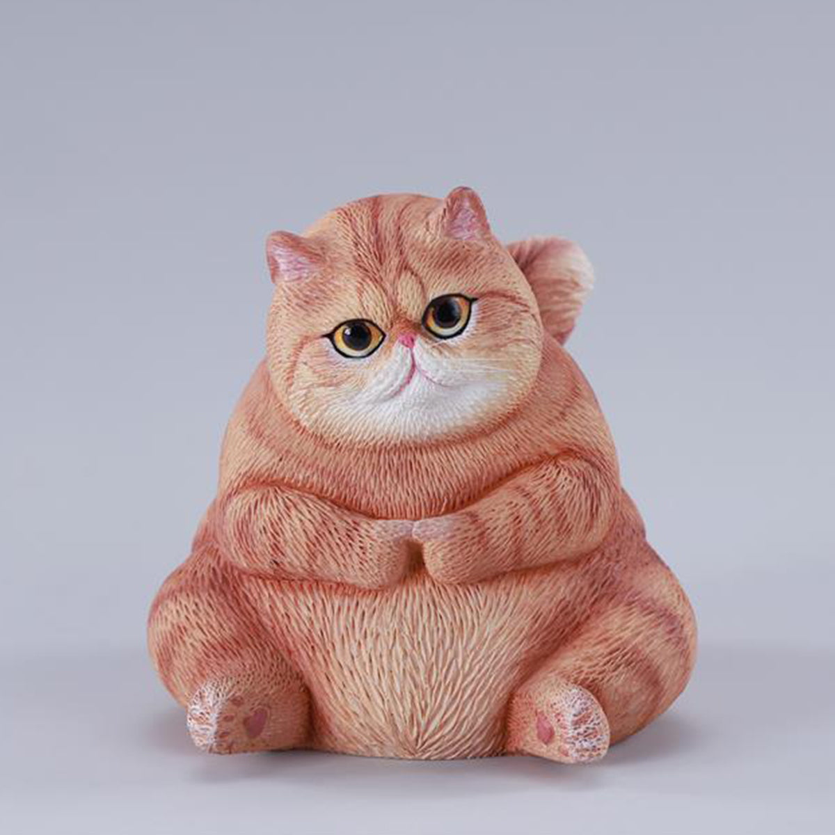 JXK Chubby Cat Static Animal Figurine