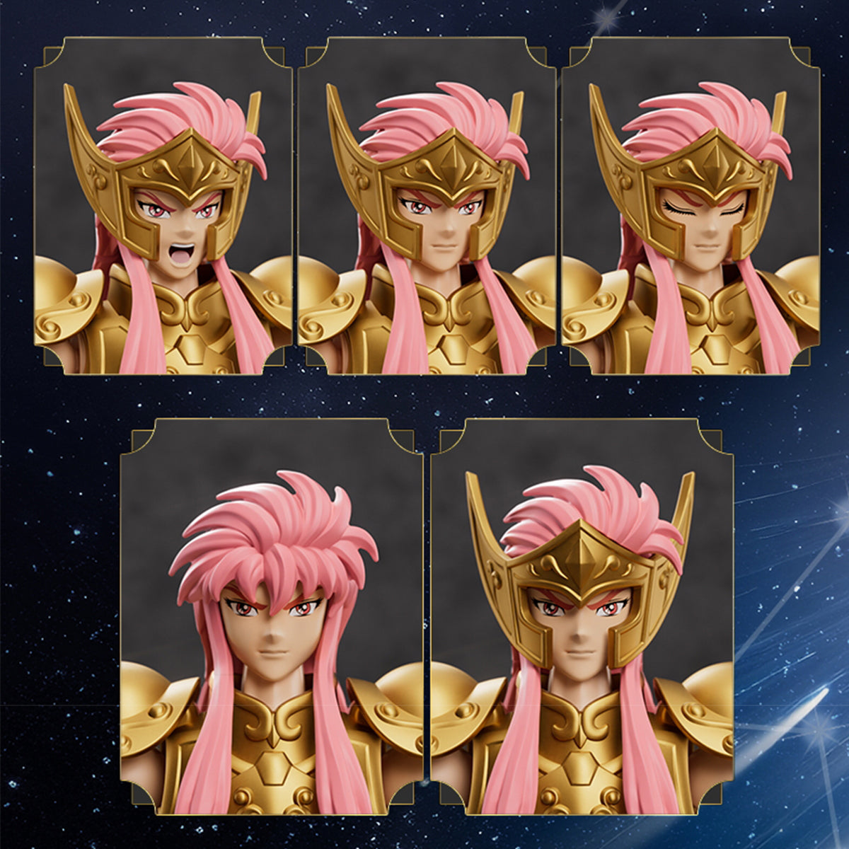 Blokees Saint Seiya Champion Class AQUARIUS CAMUS CYGNUS HYOGA Assembly Model Kits