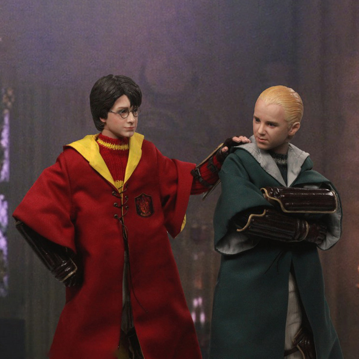 STAR ACE Toys Harry Potter 2nd: Harry & Draco Quiditchi Edition 2-Pcs Set Action Figure