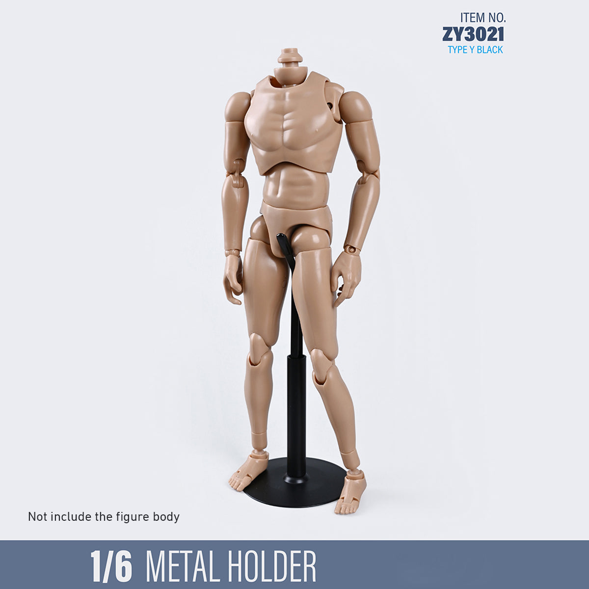 ZYTOYS, Type Y/Type U/Waist C Type Metal Display Stand Platform Props, Doll Accessory for 12-inches Figure