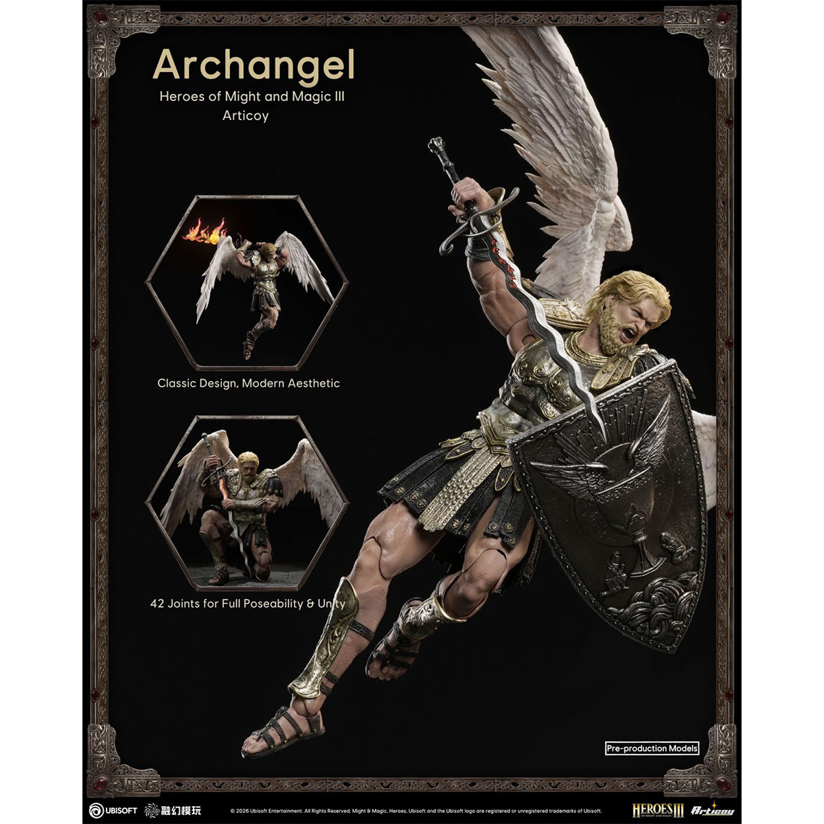 Fusion Fantasy Heroes of Might and Magic III Archangel (FTM3-01) 1/12 Scale Action Figure