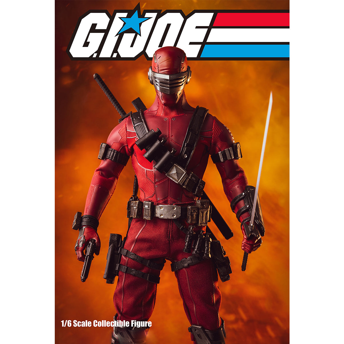 Threezero G.I.Joe Snake Eyes Deadgame Red Special Edition Action Figures