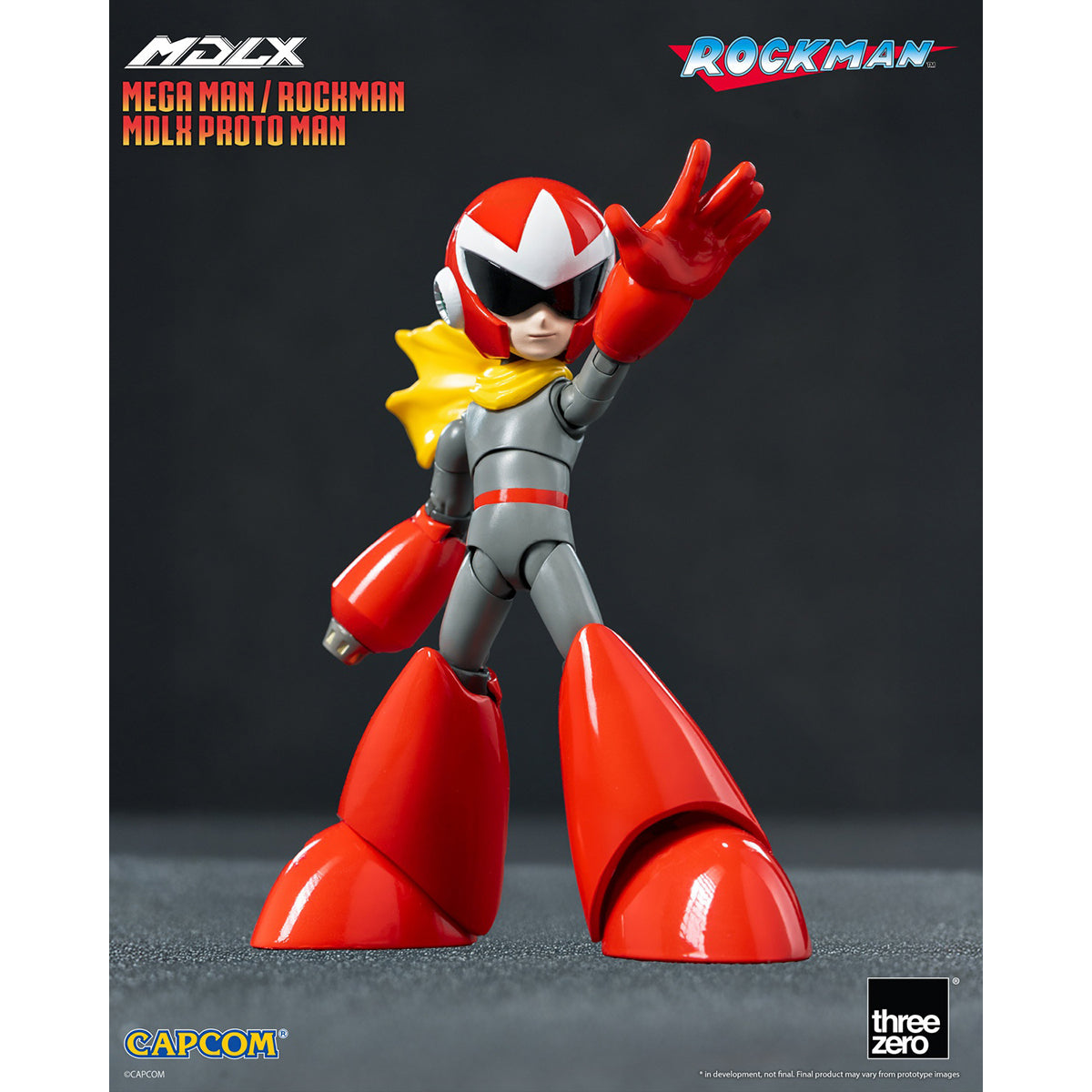 Threezero Rockman / Mega Man MDLX Proto Man 3Z09890A0 Action Figure