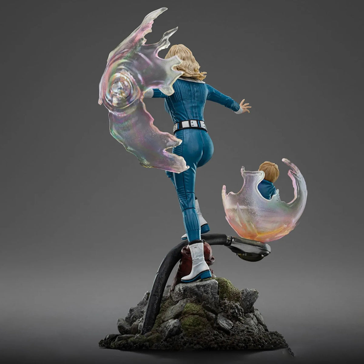 Iron Studios The Fantastic Four: First Steps - Mister Fantastic & Invisible Woman & Thing & Human Torch Art Statue