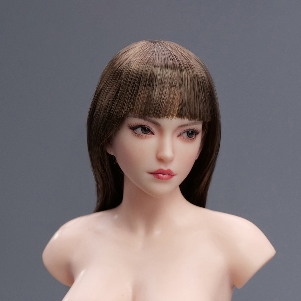 Accesorio para esculpir cabeza de figura de acción YMTOYS: Escultura de cabeza femenina asiática - Xiao Zhao, ojo móvil, para figura miniatura de 30 cm