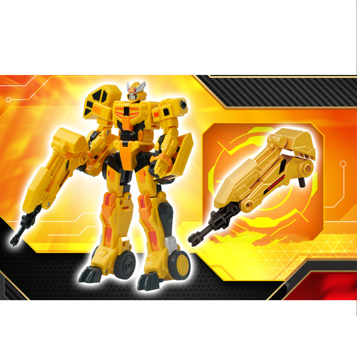 iUBEST Glory Alliance QINGFEI & LEIJIZHI & MACHIAPTER & MYSTICLOCK & EPSILON & PRINCE GLADOUS & DIVINE-WIND Equipped with weapons and two forms Transfor Mech Robot Model Vehicle