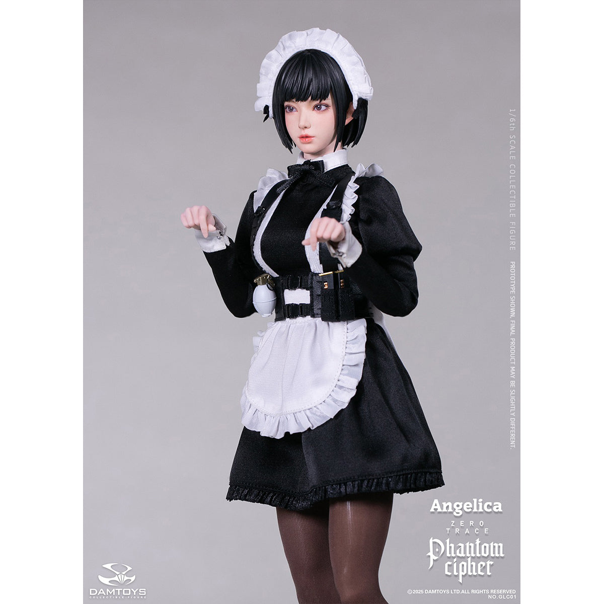 DAMTOYS Phantom Cipher - Zero Trace: Angelica 1/6 Scale Original Story Collectible Series Action Figure