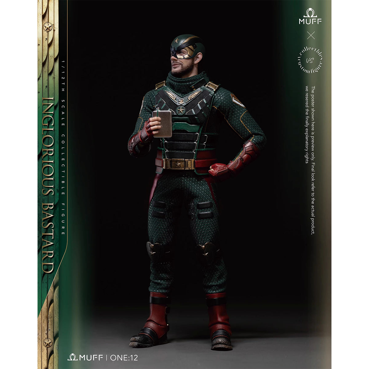 MUFF×V.collectibles Inglorious Bastard MF08 1/12 Scale Action Figure