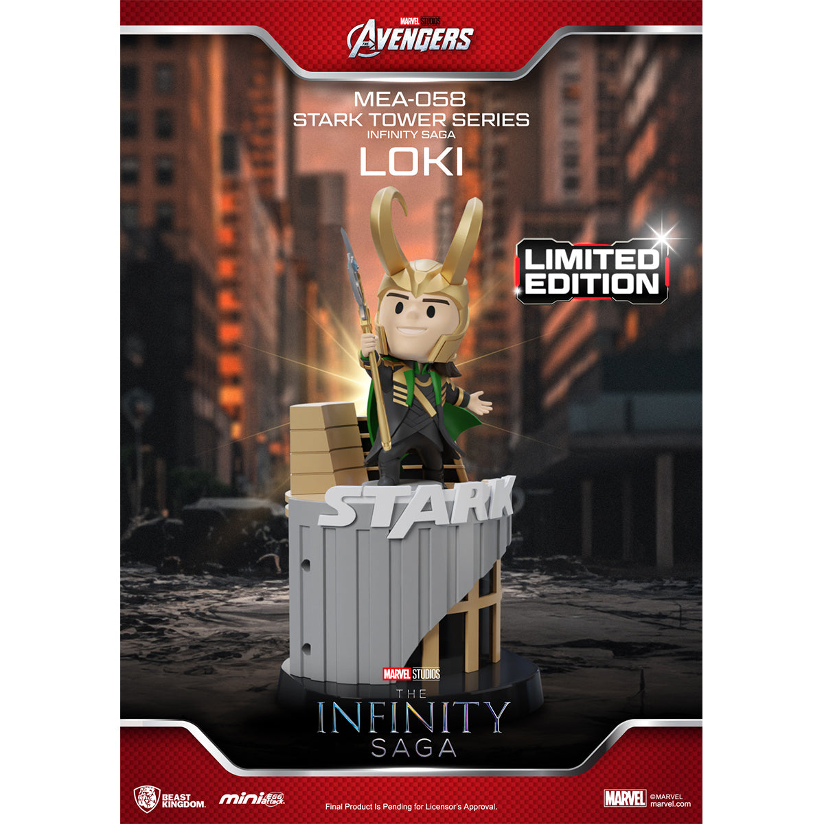 Beast Kingdom MEA-058 The Infinity Saga Stark Tower Series Randomly Single Blind Box Figure
