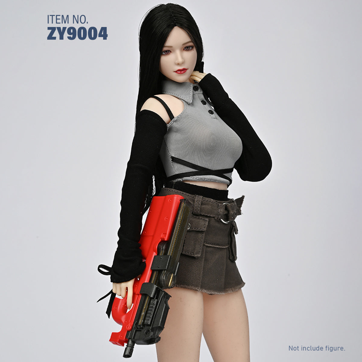 ZYTOYS, AK47 Assault Rifle/P90 WWII Gun Rifle Weapon Gun Model Doll Accessory for 12-inches Action Figurine