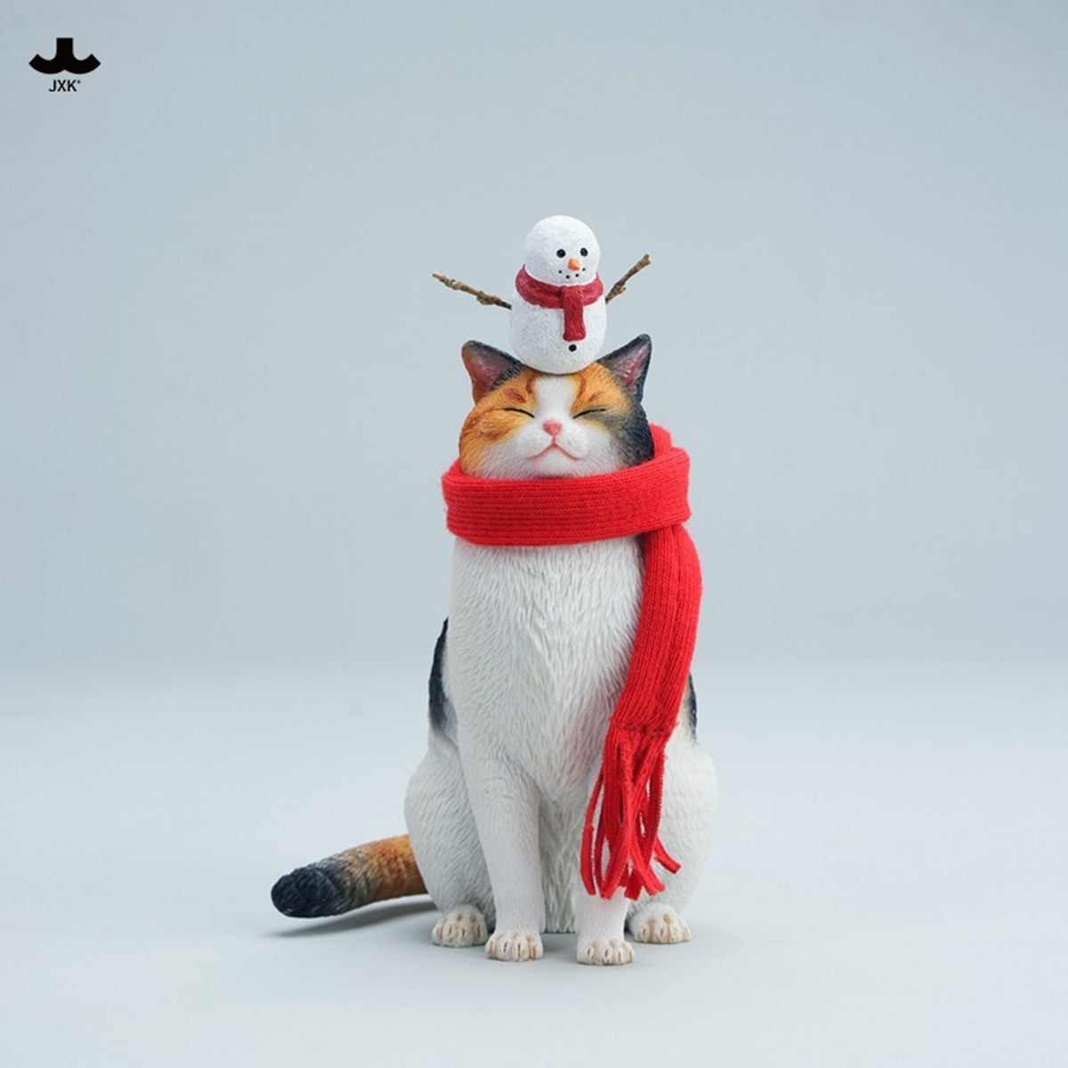 JXK Warm Cat in Winter Corner JXK349 Collectible Animal Figurine