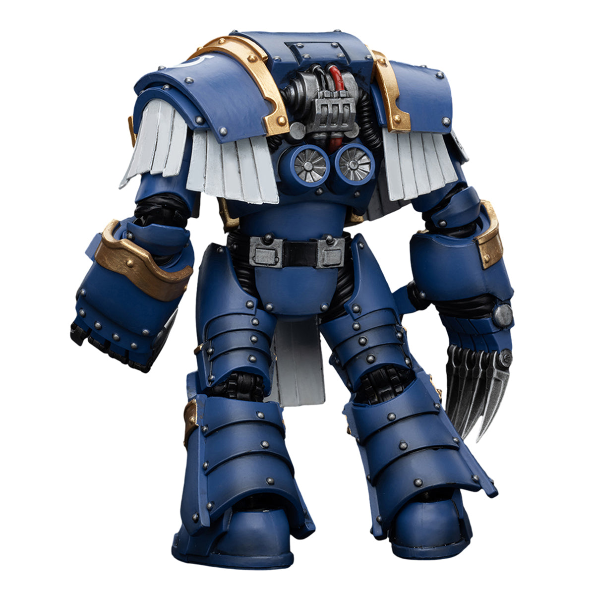 (Only Shipped to the US) JOYTOY Warhammer The Horus Heresy Series, Ultramarines Cataphractii Terminator Squad: Terminator with Lighting Claws, 1/18 Scale Collectible Action Figure JT7394