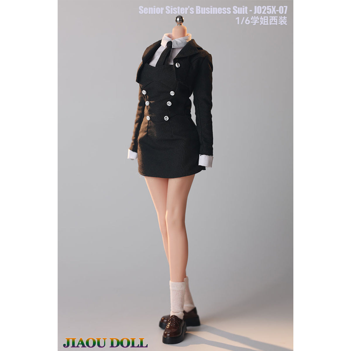 JIAOUDOLL Senior Student Suit Girl Group Short Blazer Doll Clothes Accessory Fit 1/6 Scale 12-inches Figure