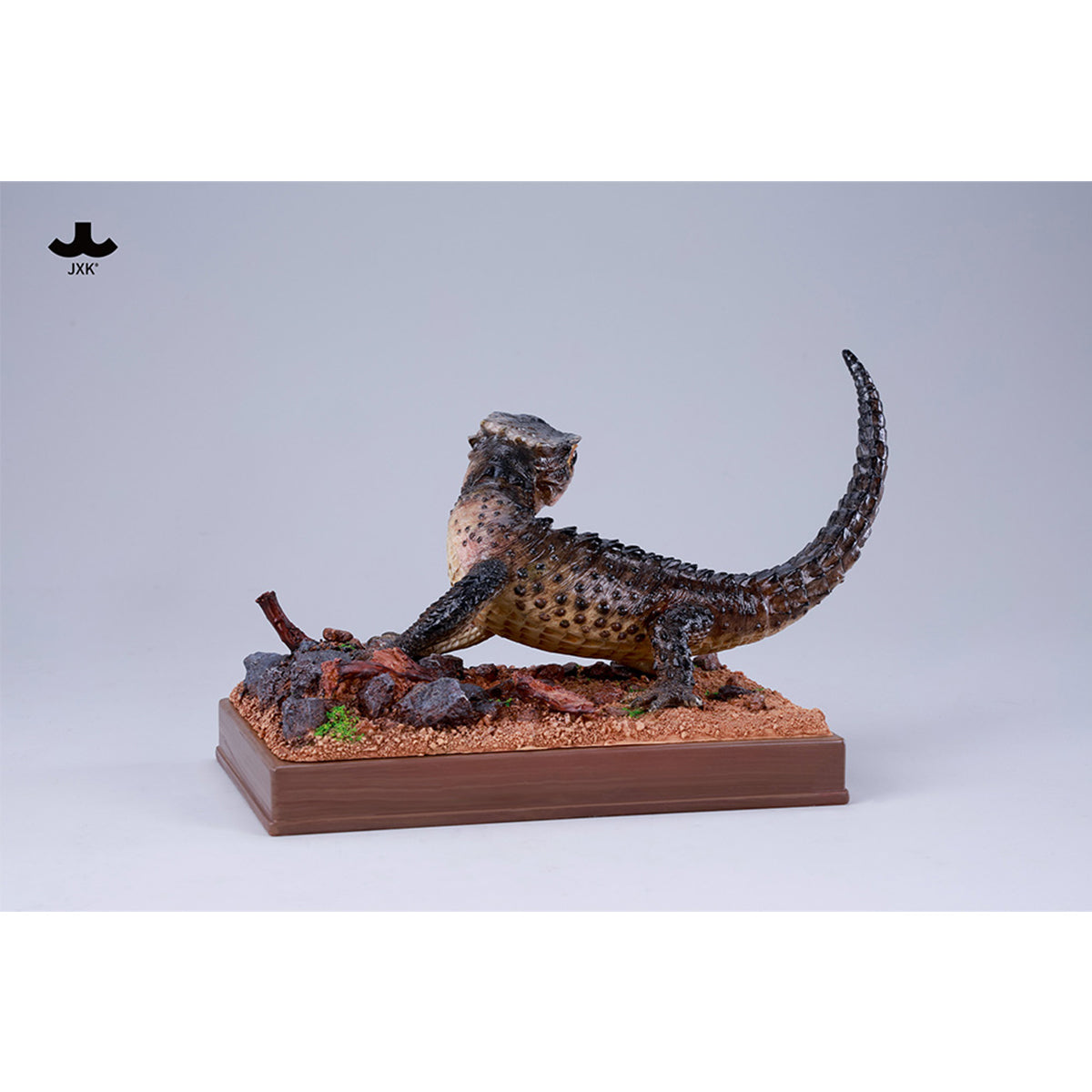 JXK Tribolonotus Gracilis Static Expertly Hand-Painted Lifelike Animal Figurine