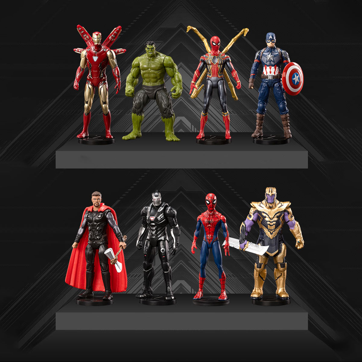 ZD Toys Collectible Figure Full Set: 4-inch Simple Articulated - Iron Spider, 1:20 Scale Miniature Action Figurine 4CGTZZX