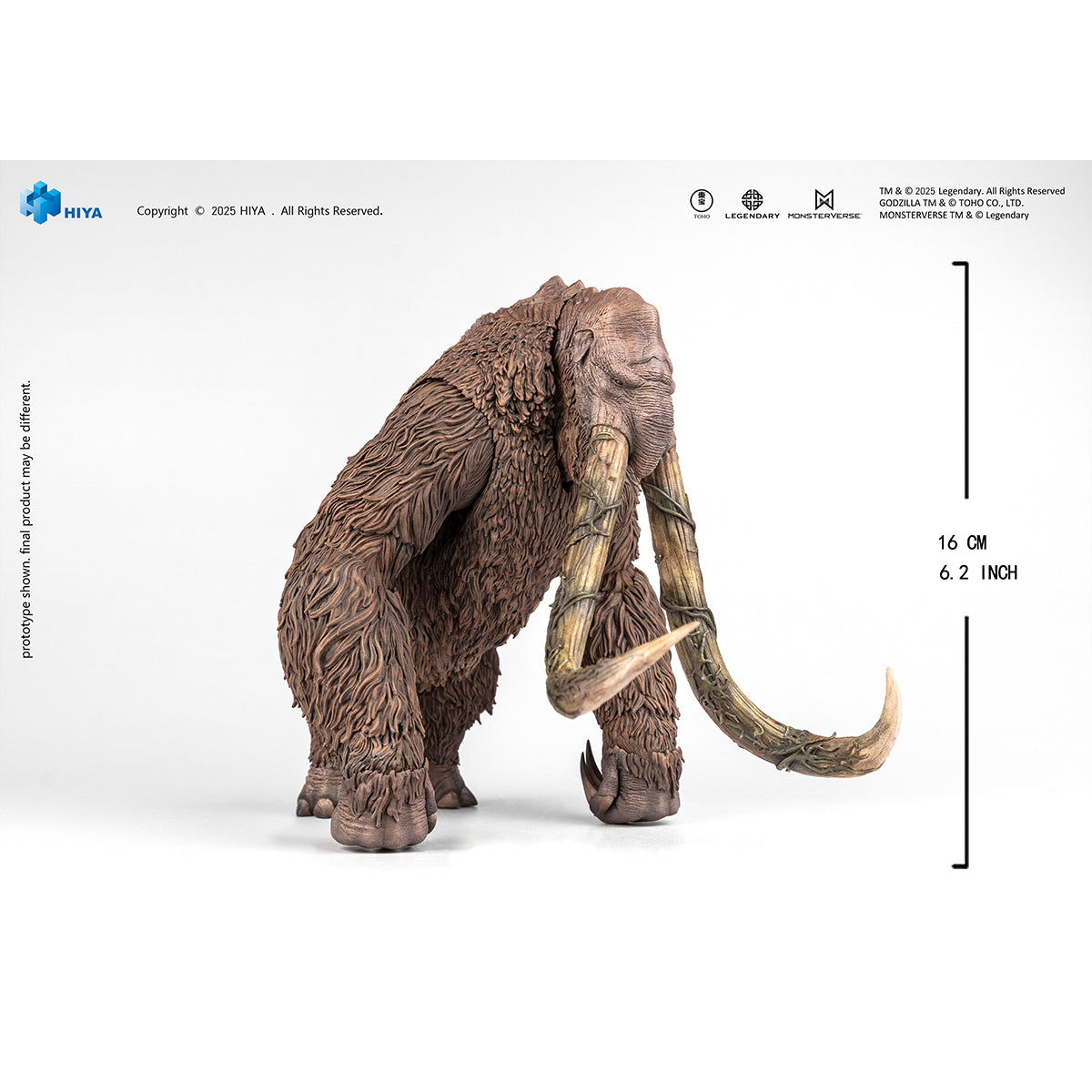 HIYA Godzilla: King of the Monsters: Behemoth EBG0184 Pre-Painted Articulated Figure Monster Action Figure