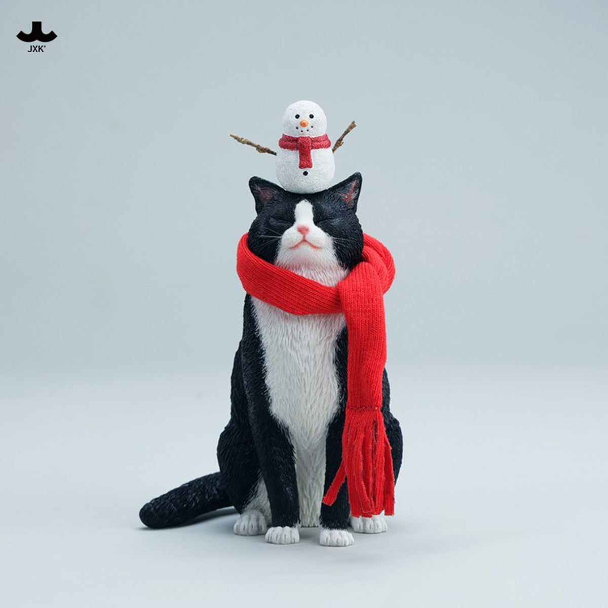 JXK Warm Cat in Winter Corner JXK349 Collectible Animal Figurine