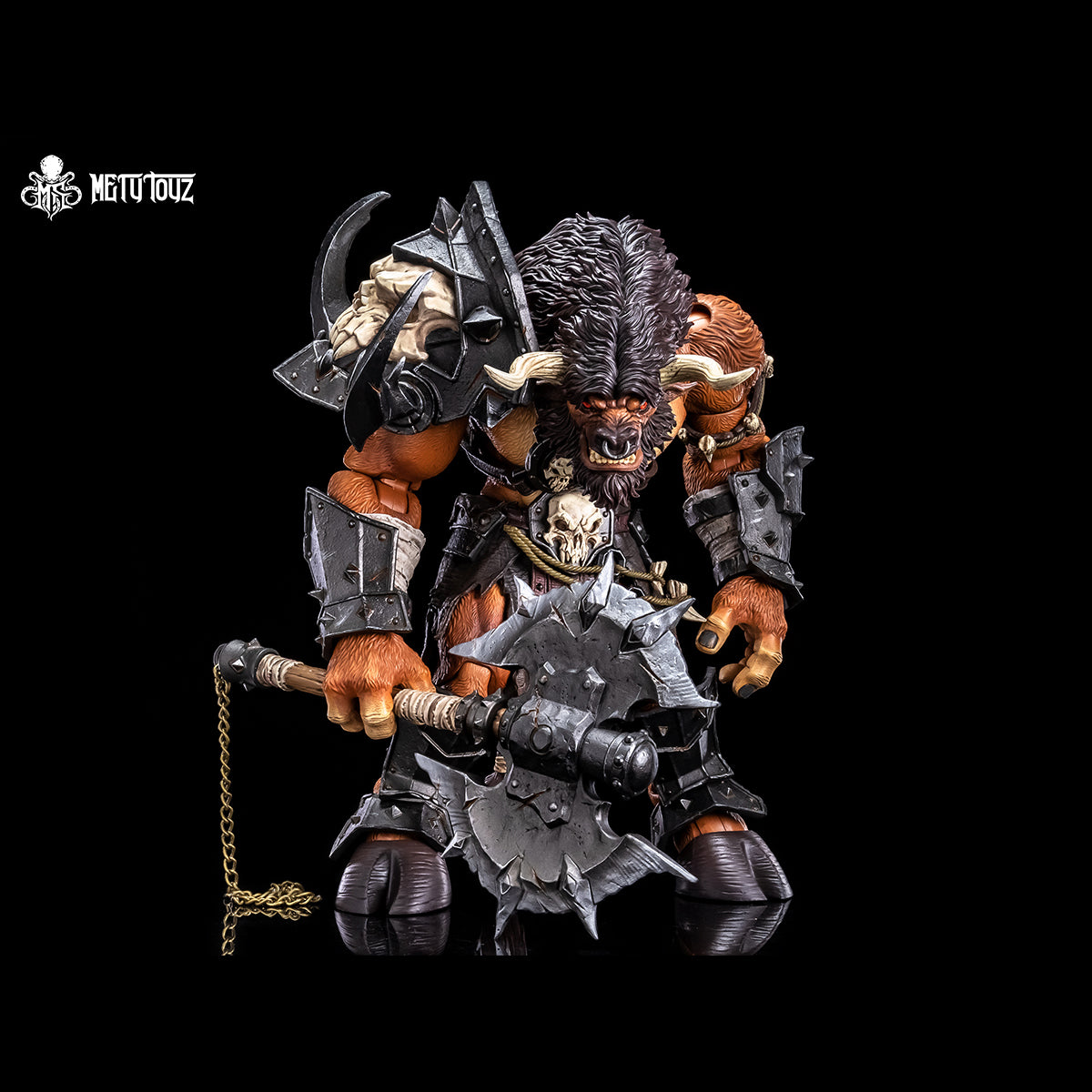 Metytoyz Adventurer World Minotaur Gladiator Mokhal Angry Horn Action Figure