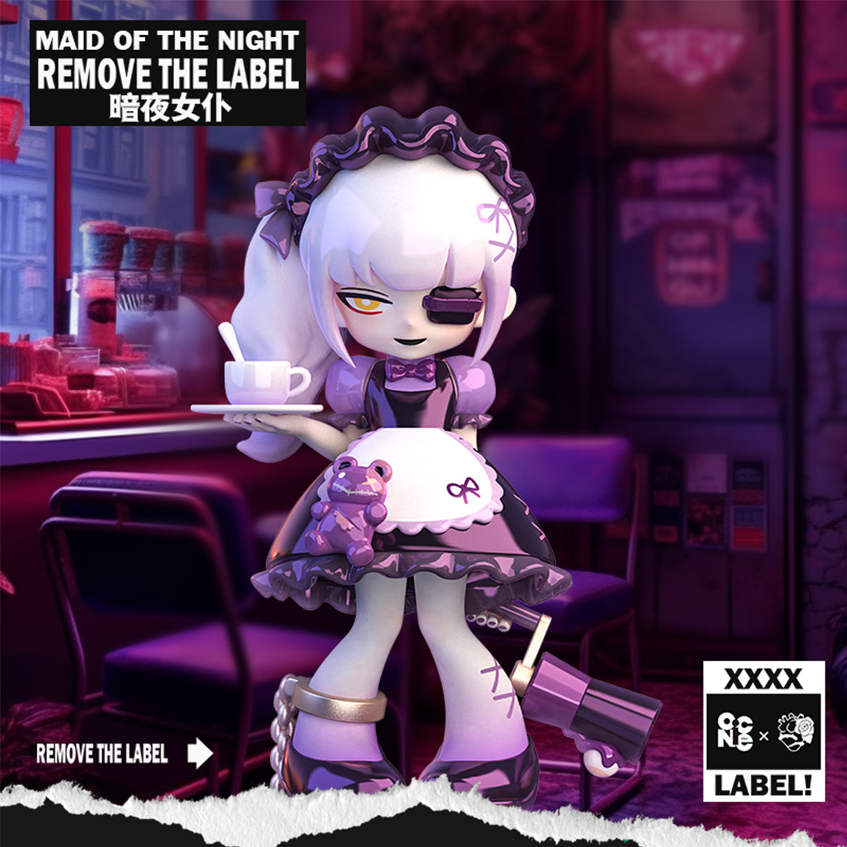 MR.BONE Yandere Girls Remove The Label Dark Style Series Blind Box Figure