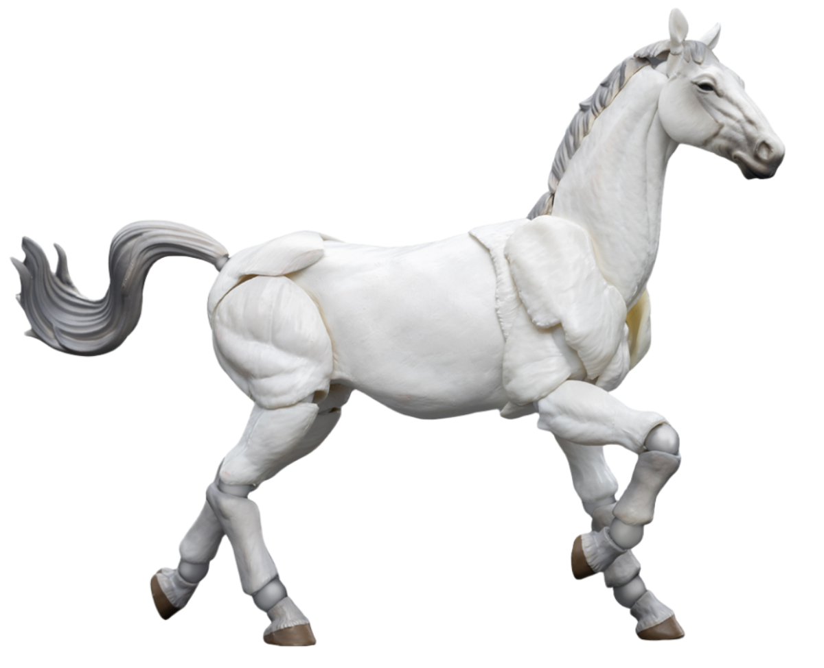 JoyToy Warhammer 40K Figurine à collectionner : Dark Source JiangHu War Horse White Figurines d'action à l'échelle 1/18 JT7998 (War Horse White)