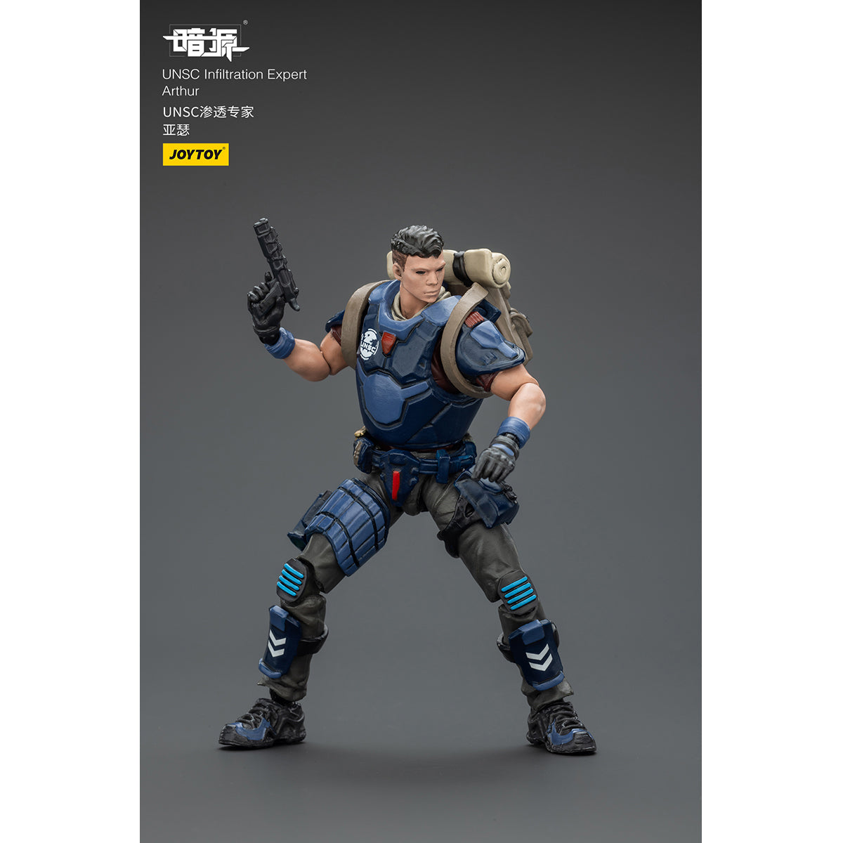 JOYTOY UNSC Sniper Mason/Medic Levi/Assaulter Samuel/Breacher Benjamin/Infiltration Expert Arthur/Elite Soldier Hunter/Assaulter Elias/Assaulter Liam 1/25 Scale Action Figure