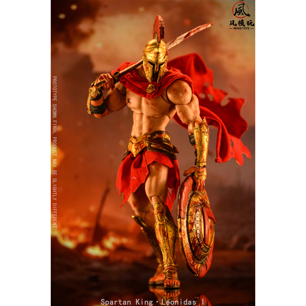 Wind Toys Spartan King·Leonidas I FMW004 Eternal Warlords Series 1/12 Scale Action Figure