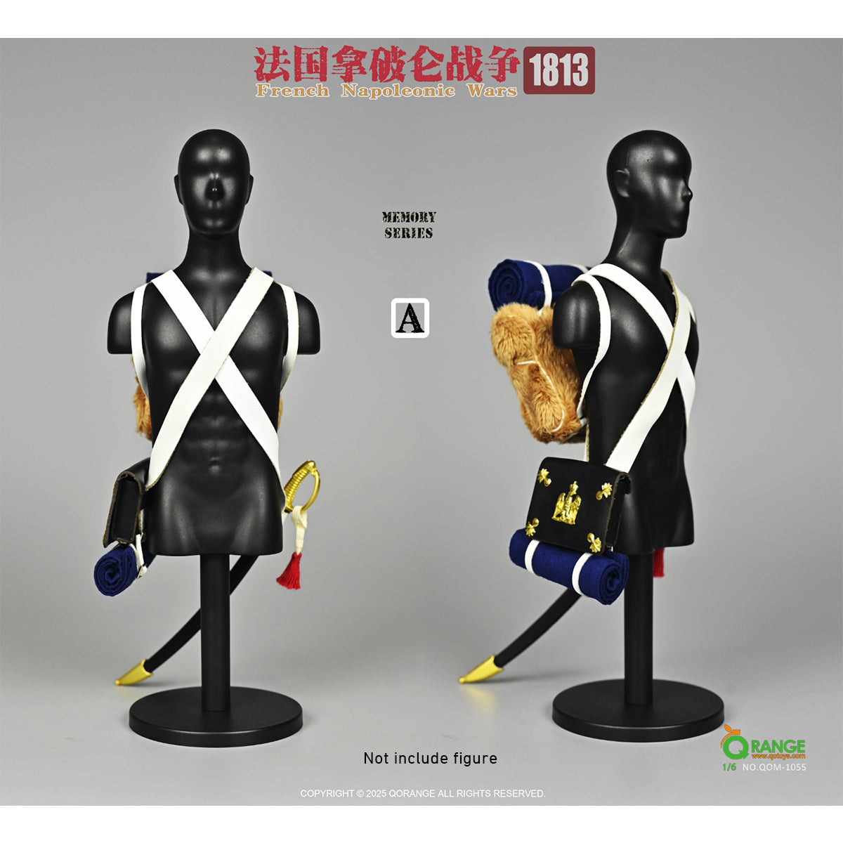 QORANGE QOTOYS Memory Series, French Napoleonic Wars 1813, Doll Clothes Accessory for 12-inches Figurine