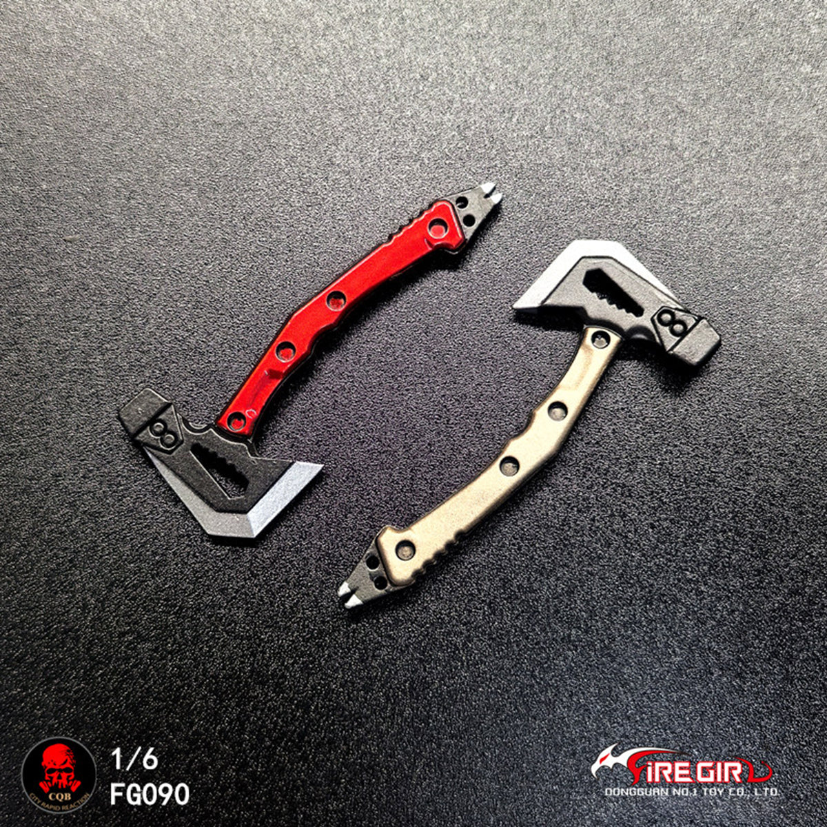 Fire Girl Toys Whole Terriory Special Agent Metal Axe FG090 Red Color Doll Accessory 1/6 Scale Fit Action Figure