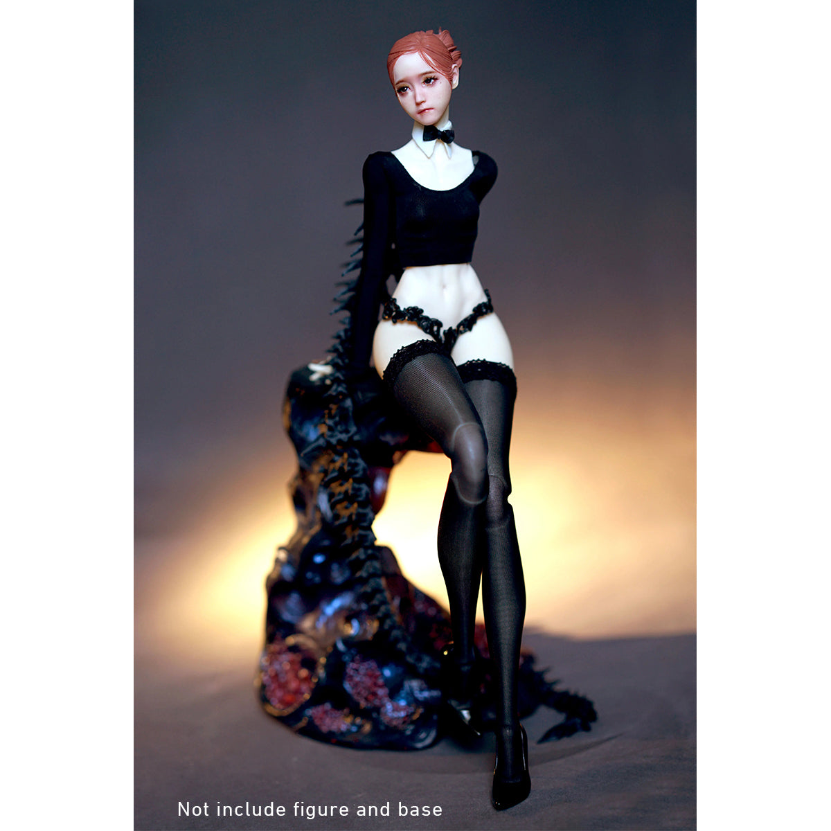 Dim Light Girl, Chufu Wardrobe Vol. 6 - Desktop Sweetheart Gymnastics Outfit/Chufu Wardrobe Vol. 5 - Hell Maid Little Black Dragon, Doll Clothes Accessory for 12-inches Figure