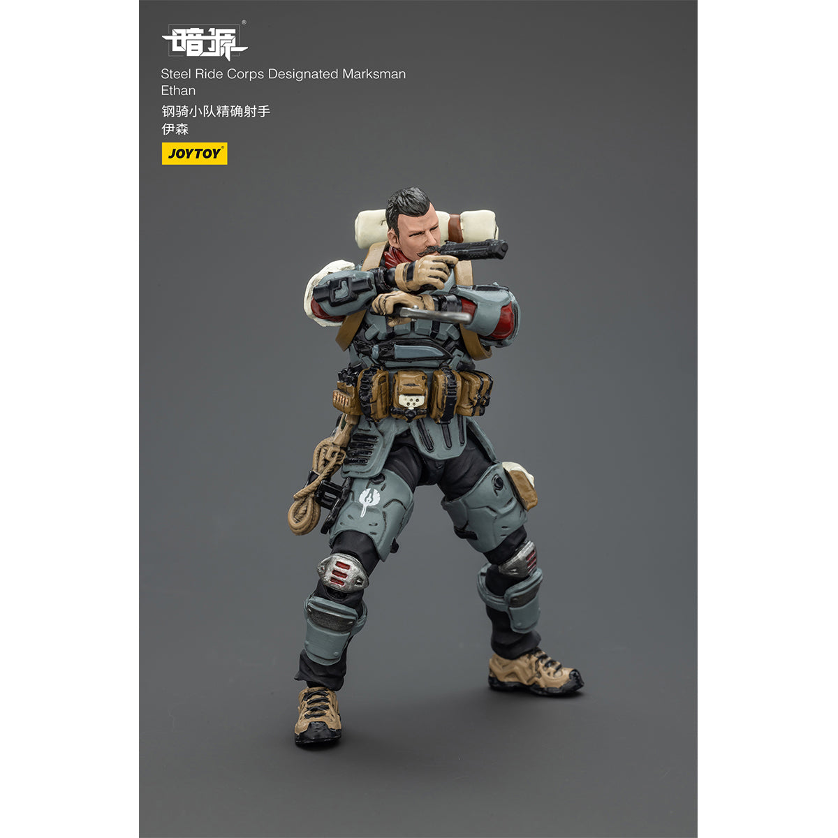 JOYTOY Steel Ride Corps Mechanic Tork/Designated Marksman Ethan 1/25 Scale Action Figure