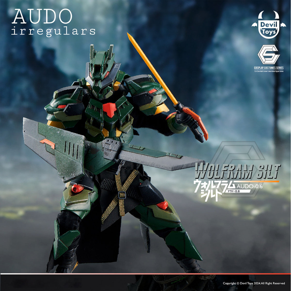 Devil Toys & AUDirregulars Wolfram Silt Action Figures