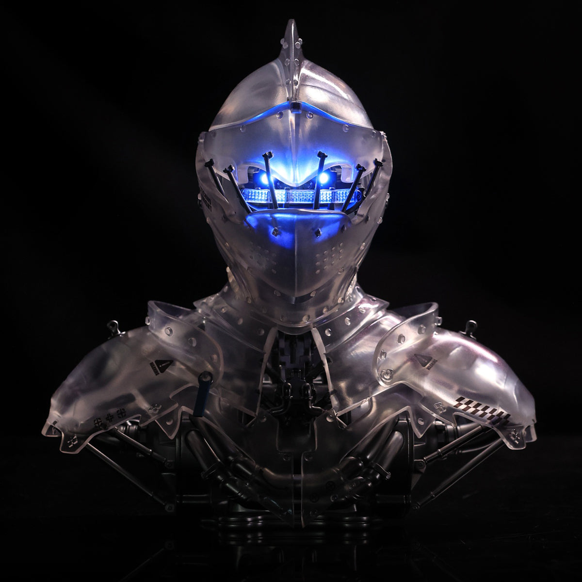 WeArtDoing, Cyber Knight Obsidian Dark/Star Silver/Gleam Void, Art Statue