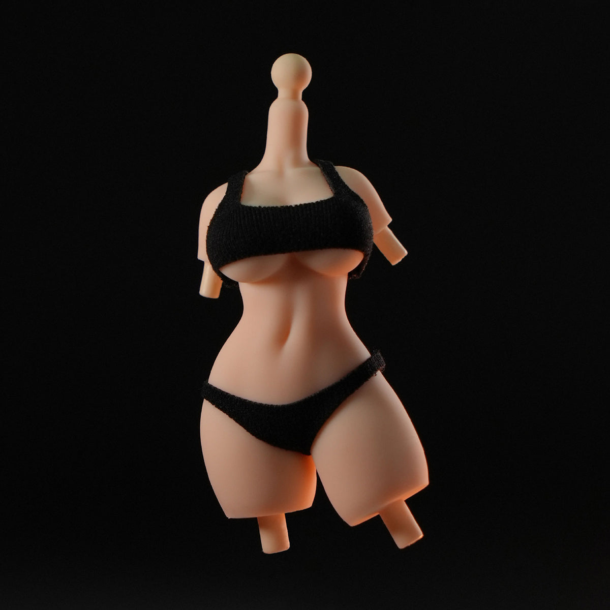 CHENJI CRAFT Seamless Body Chenji Frame Body Universal Art Silicone (L/S/XL Side) 1/12 Scale Action Figure Body