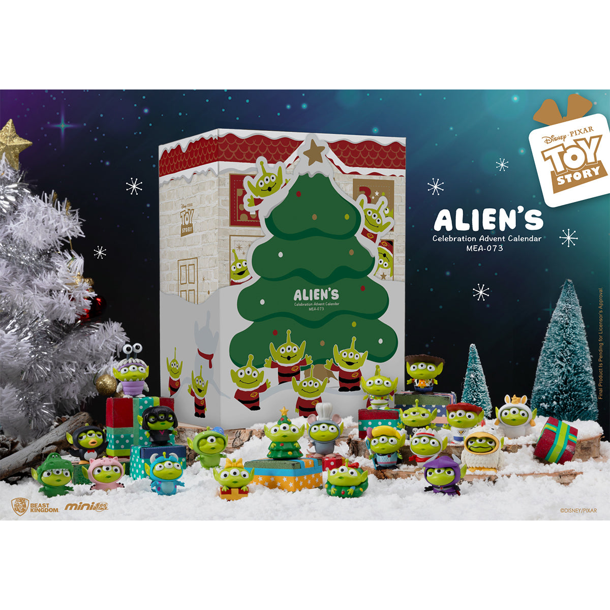 Beast Kingdom MEA-073 Alien's Celebration Advent Calendar Series SET Blind Box Figure