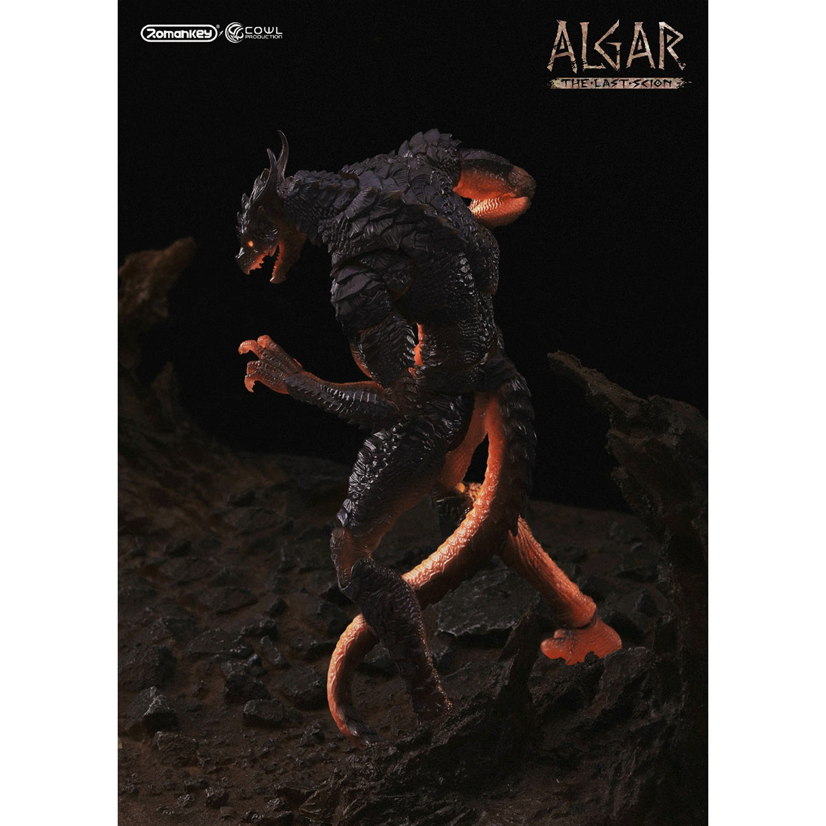 Romankey X COWL The Last Scion Algar The First Receiver Action Figure