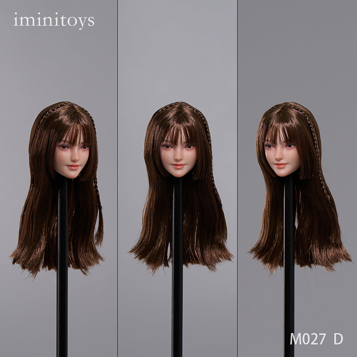 Iminitoys Xuan - Lolita Girl with Movable Eye Doll Head Sculpt Accessory Fit 1/6 Scale 12-inches Figure