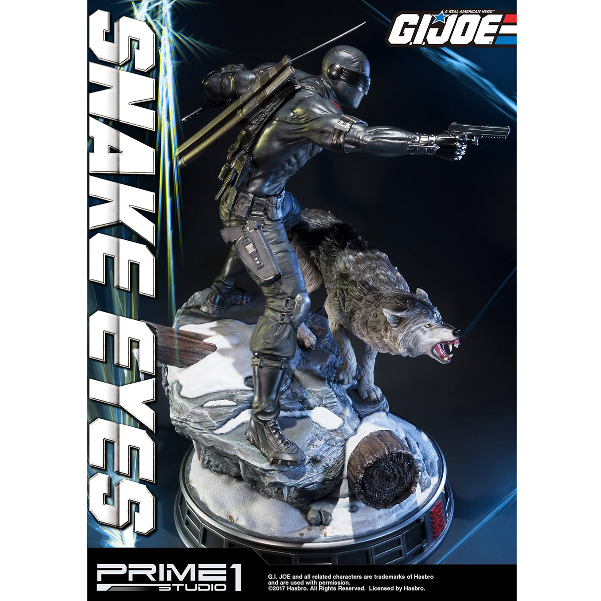 Prime 1 Studio 26-Inch G.I. Joe Snake Eyes Regular Version Art Statue