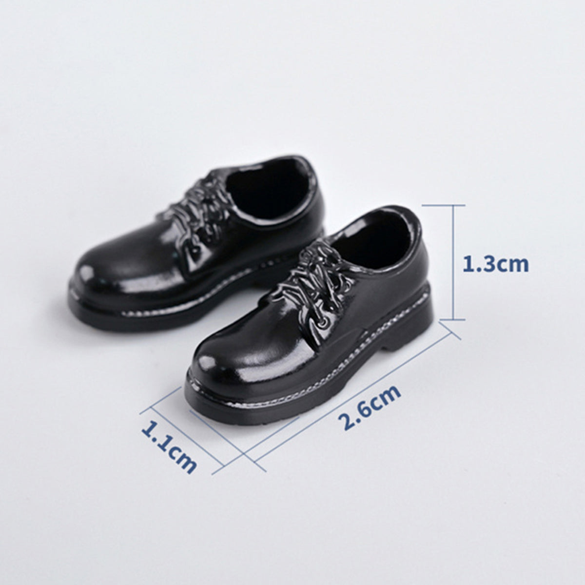 ZYTOYS, Zapatos de Cuero para Niña Estudiante, Accesorio para Figura