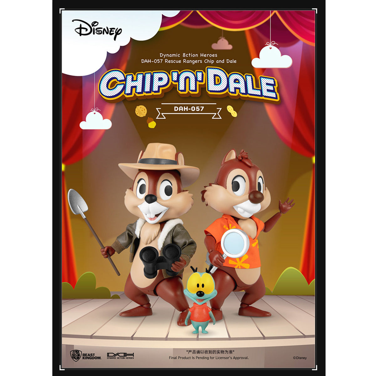 Beast Kingdom DAH-057 Rescue Rangers Chip and Dale Action Figure