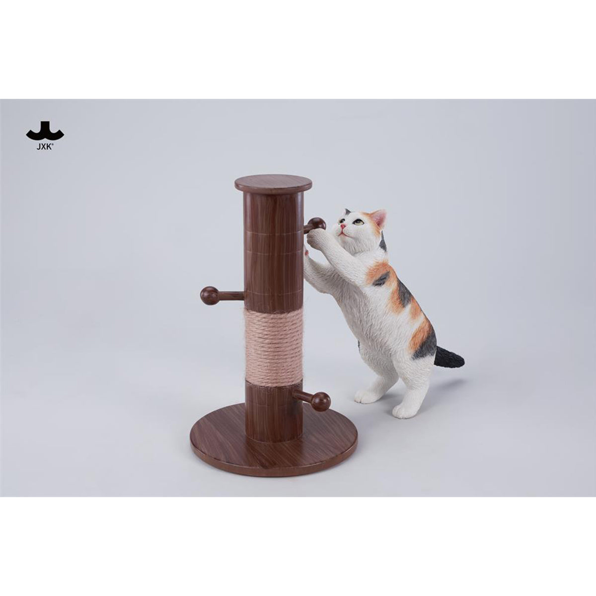 JXK Kung Fu Cat Static Expertly Hand-Painted Lifelike Animal Figurine