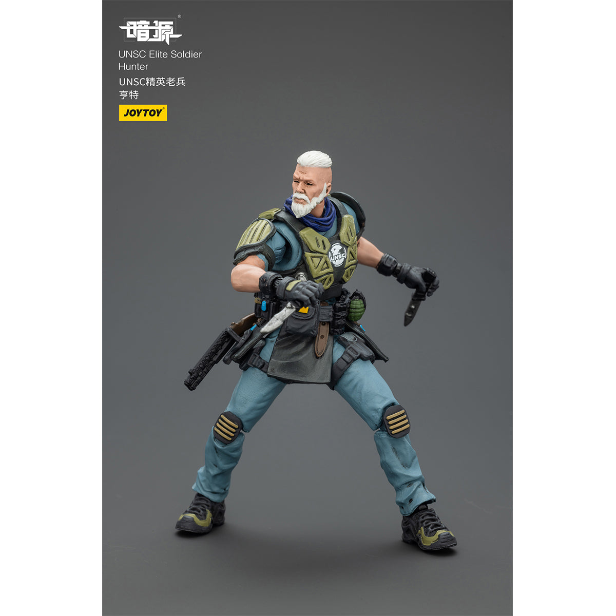 JOYTOY UNSC Sniper Mason/Medic Levi/Assaulter Samuel/Breacher Benjamin/Infiltration Expert Arthur/Elite Soldier Hunter/Assaulter Elias/Assaulter Liam 1/25 Scale Action Figure