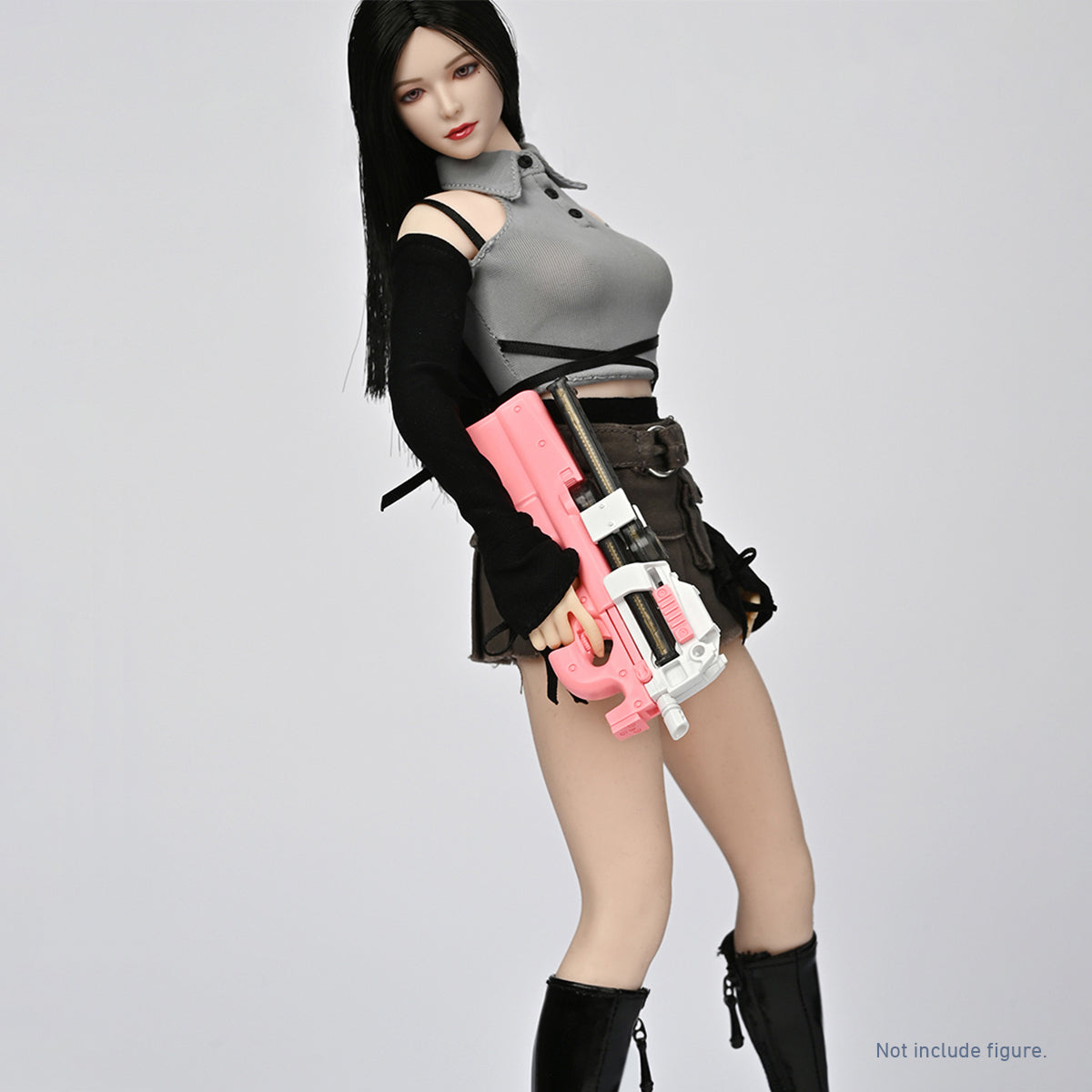 ZYTOYS, AK47 Assault Rifle/P90 WWII Gun Rifle Weapon Gun Model Doll Accessory for 12-inches Action Figurine