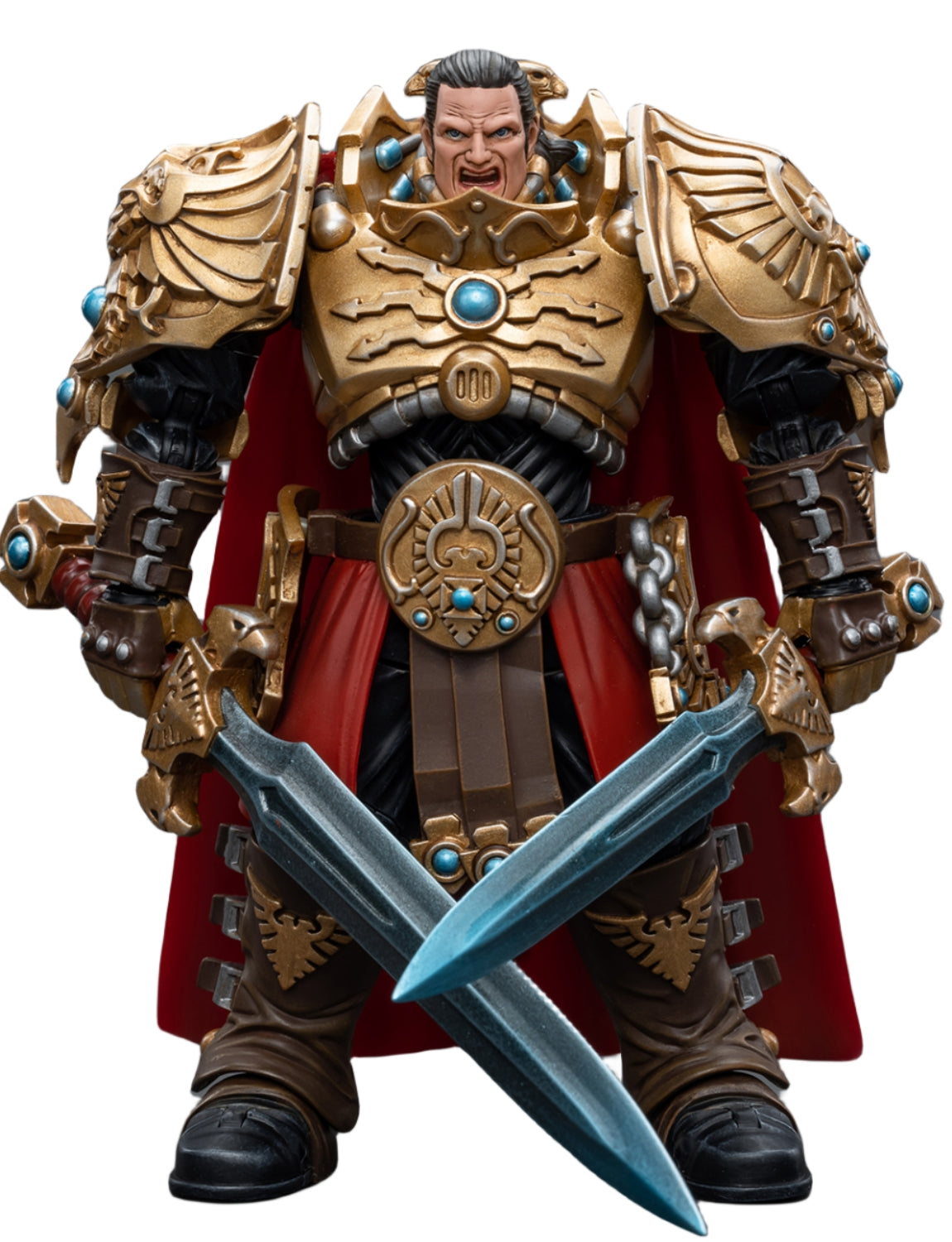 JoyToy Warhammer 40K Figurine à collectionner : Adeptus Custodes Blade Champion Figurines à l'échelle 1:18 JT8124