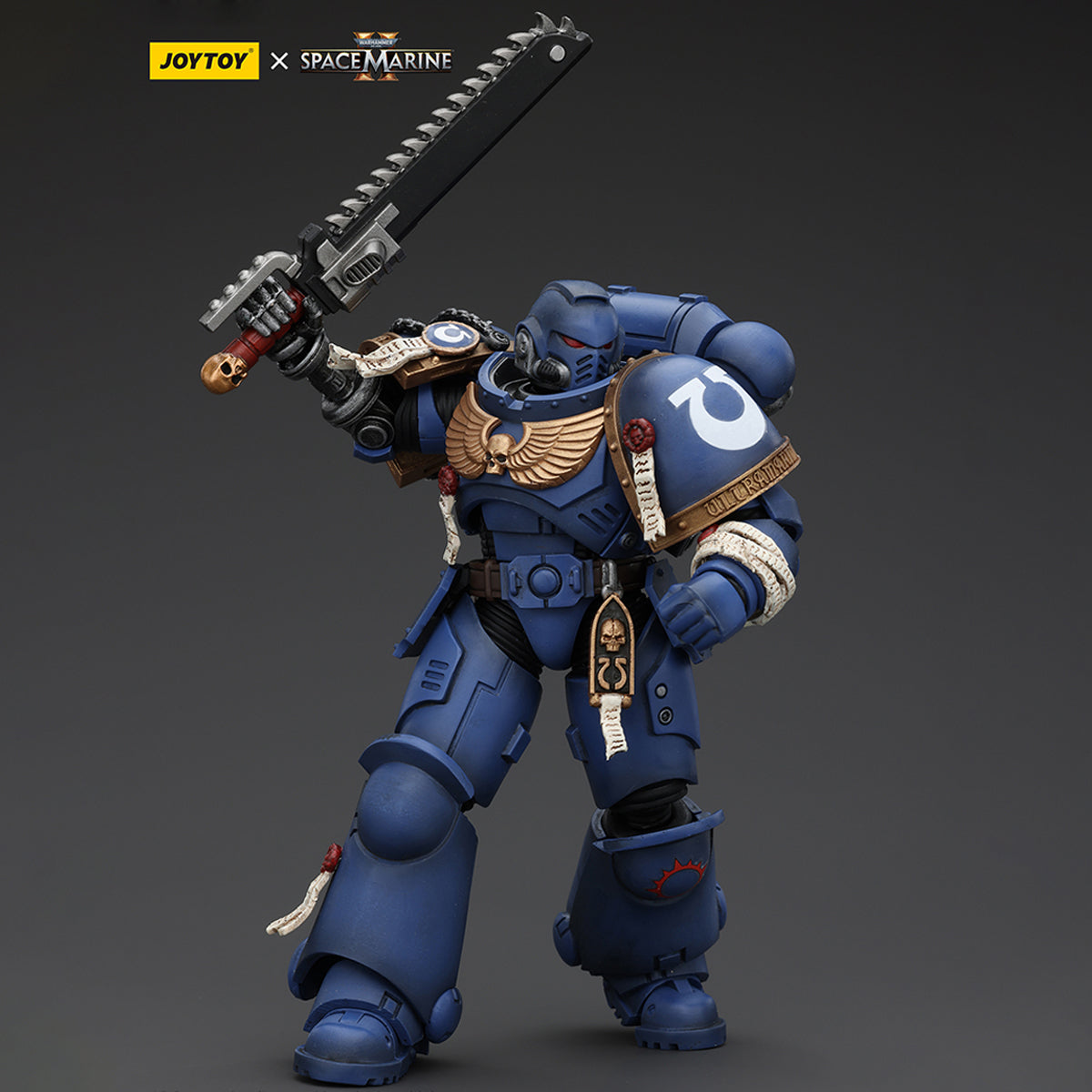 JOYTOY Space Marines 2 Uitramarines Brother Chairon JT00072 Game Special Limited 1/18 Scale Warhammer 40K Action Figure