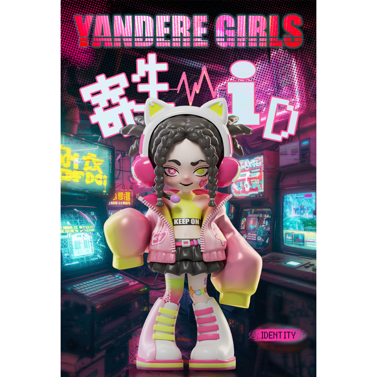 MR.BONE Yan Culture Yandere Girl Parasite ID Multi-Character Series Blind Box Figure