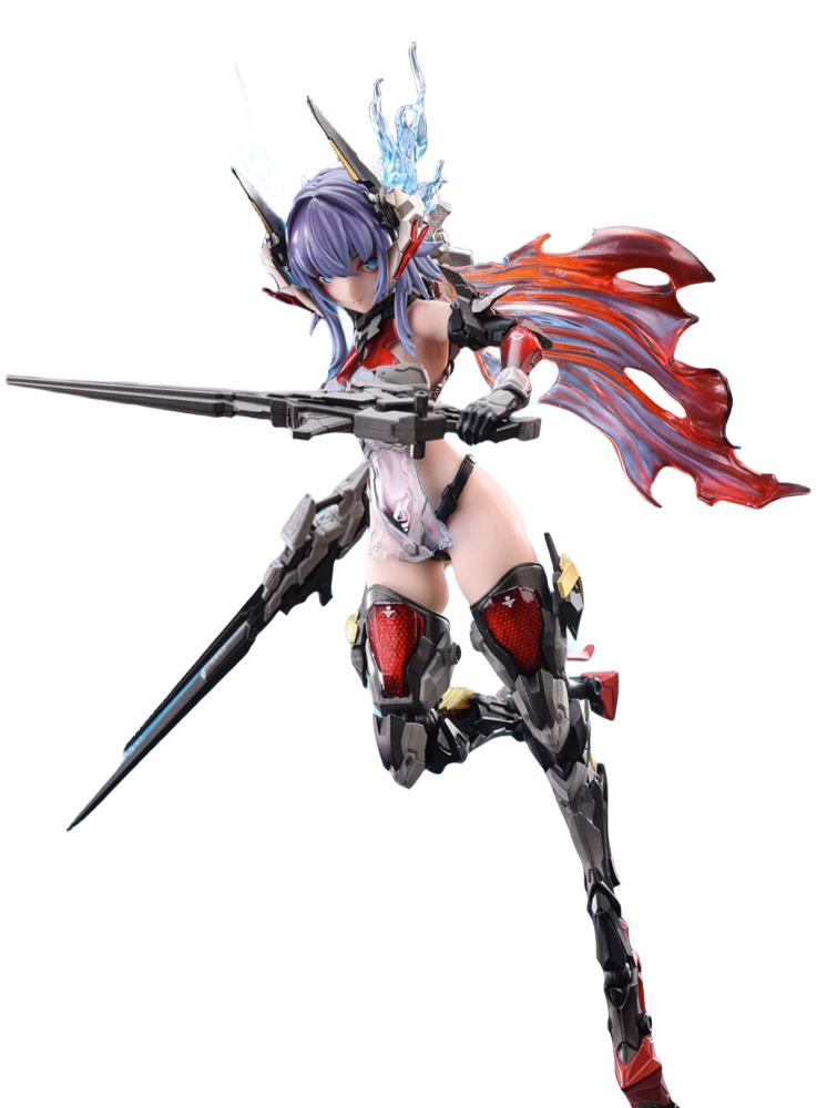 Nuclear Gold Reconstruction & Animester Thunderbolt: Barbera-Red Mecha Girl 1/9 Scale Action Figure